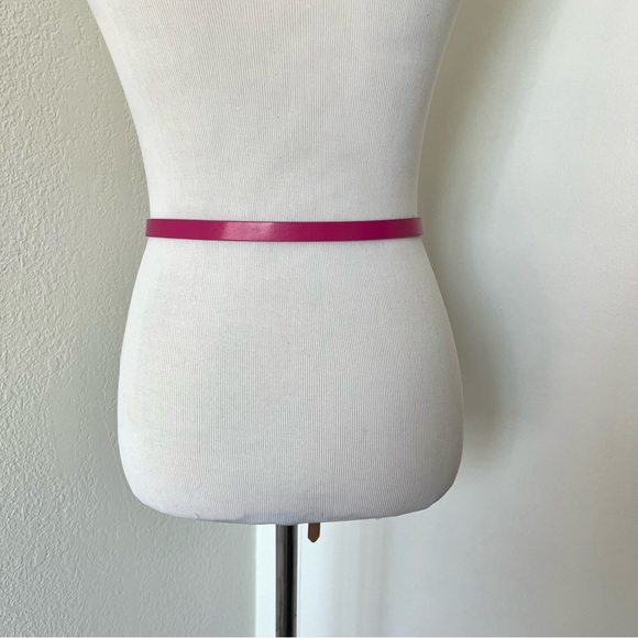 BCBG MaxAzria Pink Leather Belt - Picture 3 of 6